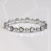 12ctw Heart Cut Two Tone Vintage Tennis Bracelet