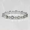 12ctw Heart Cut Two Tone Vintage Tennis Bracelet