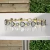 12ctw Heart Cut Two Tone Vintage Tennis Bracelet