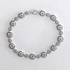 12ctw Cushion Cut Two Tone Vintage Tennis Bracelet
