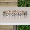 12ctw Cushion Cut Two Tone Vintage Tennis Bracelet