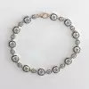 12ctw Cushion Cut Two Tone Vintage Tennis Bracelet