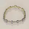 12ctw Cushion Cut Two Tone Vintage Tennis Bracelet