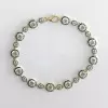 12ctw Cushion Cut Two Tone Vintage Tennis Bracelet