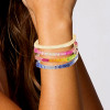 14ctw Multicolor Sapphrie Paved Square Bangle