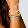 14ctw Multicolor Sapphrie Paved Square Bangle