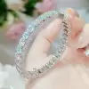 50ctw Round Cut Side-Paved Classic Bangle