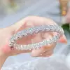 50ctw Round Cut Side-Paved Classic Bangle
