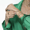 4ct Multi-cut White Sapphire Cuban Chain Stackable Bracelet