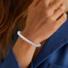 26ctw Cluster Daisy Filigree Two Tone Bangle