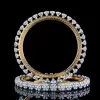 26ctw Cluster Daisy Filigree Two Tone Bangle