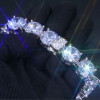 80ctw 14MM Huge Round Cut Classic Tennis Bracelet