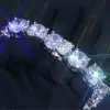 80ctw 14MM Huge Round Cut Classic Tennis Bracelet