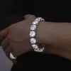 80ctw 14MM Huge Round Cut Classic Tennis Bracelet