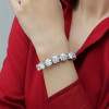80ctw 14MM Huge Round Cut Classic Tennis Bracelet