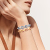 12ctw Flush Set Ruby/Blue Sapphire Link Bracelet
