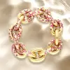 12ctw Flush Set Ruby/Blue Sapphire Link Bracelet