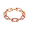 12ctw Multicolor Sapphire Paved Stackable Link Bracelet