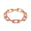 12ctw Multicolor Sapphire Paved Stackable Link Bracelet