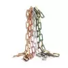 12ctw Multicolor Sapphire Paved Stackable Link Bracelet
