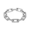 12ctw Multicolor Sapphire Paved Stackable Link Bracelet