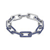 12ctw Multicolor Sapphire Paved Stackable Link Bracelet