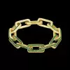 12ctw Multicolor Sapphire Paved Stackable Link Bracelet