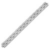 12ctw Baguette Cut White Sapphrie Link Statement Bracelet