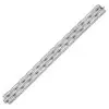 12ctw Baguette Cut White Sapphrie Link Statement Bracelet