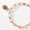 4ctw Multicolor Sapphire Paved Rainbow Egg Charm Bracelet