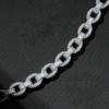 20ctw Round and Baguette Cut Link Bracelet