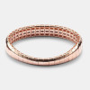 12ctw Baguette Cut Multicolor Sapphire Stackable Bracelet
