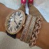 12ctw Baguette Cut Multicolor Sapphire Stackable Bracelet