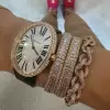 12ctw Baguette Cut Multicolor Sapphire Stackable Bracelet