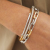 3.5ctw Multicolor Sapphire Paved Rainbow Bracelet