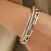 3.5ctw Multicolor Sapphire Paved Rainbow Bracelet