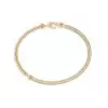 3.5ctw Multicolor Sapphire Paved Rainbow Bracelet