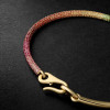3.5ctw Multicolor Sapphire Paved Rainbow Bracelet