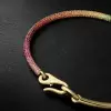 3.5ctw Multicolor Sapphire Paved Rainbow Bracelet