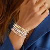5ctw Baguette Cut White Sapphire Cuban Link Bracelet