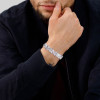 12ctw Baguette and Round Cut Infinity Bangle