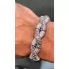 12ctw Baguette and Round Cut Infinity Bangle