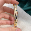 Flush Set Multicolor Sapphire Starry Bangle