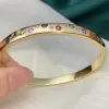Flush Set Multicolor Sapphire Starry Bangle