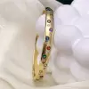 Flush Set Multicolor Sapphire Starry Bangle