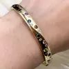 Flush Set Multicolor Sapphire Starry Bangle