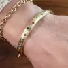 Flush Set Multicolor Sapphire Starry Bangle