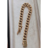 5ctw Round Cut White Sapphire Curb Link Bracelet