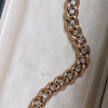 5ctw Round Cut White Sapphire Curb Link Bracelet