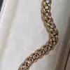 5ctw Round Cut White Sapphire Curb Link Bracelet